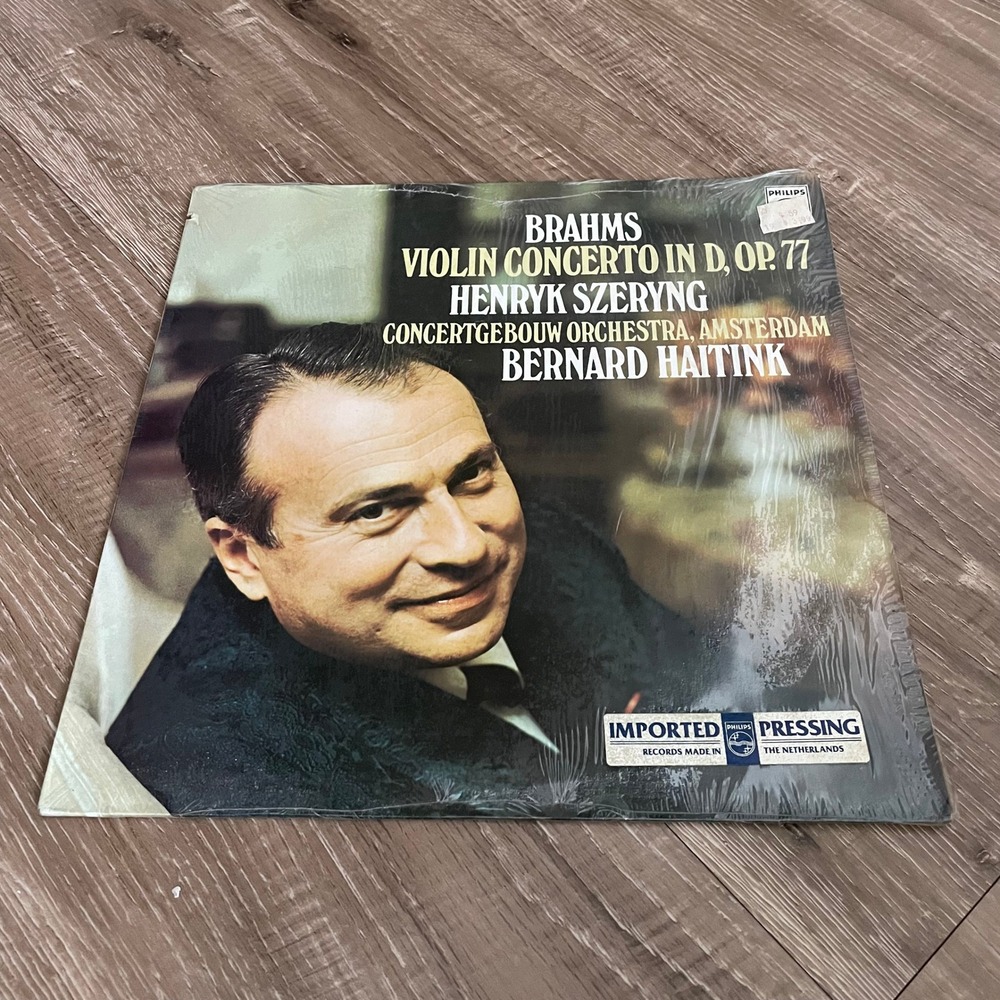 Brahms Violin Concerto Henryk Szeryng Bernard Haitink Vinyl LP Vintage Music